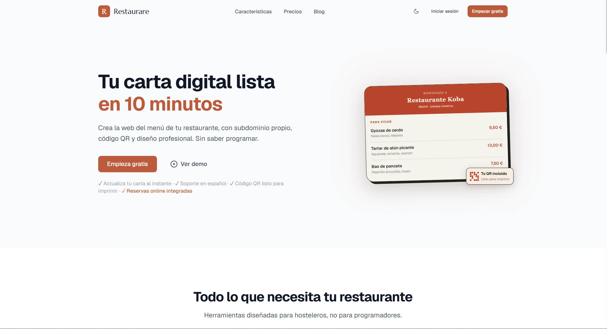 Mockup de Restaurare